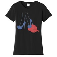 Heels Stepping On Red Maga Hat Election 2024 Women's T-Shirt