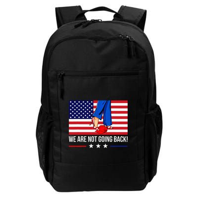 Heels Stepping On Red Hat WeRe Not Going Back Daily Commute Backpack