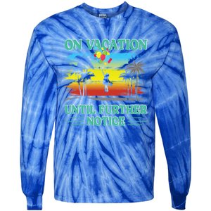 Holiday Summer Outfit Teddy Bear Floating Balloon Meaningful Gift Tie-Dye Long Sleeve Shirt