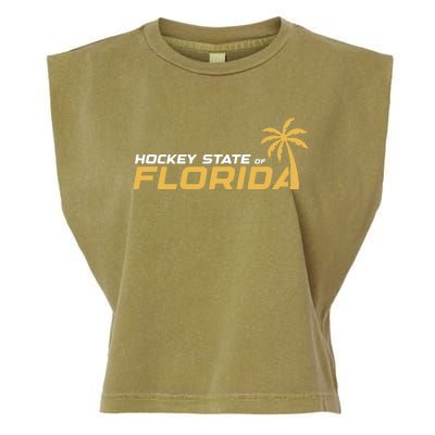 Hockey State Of Florida Garment-Dyed Women's Muscle Tee