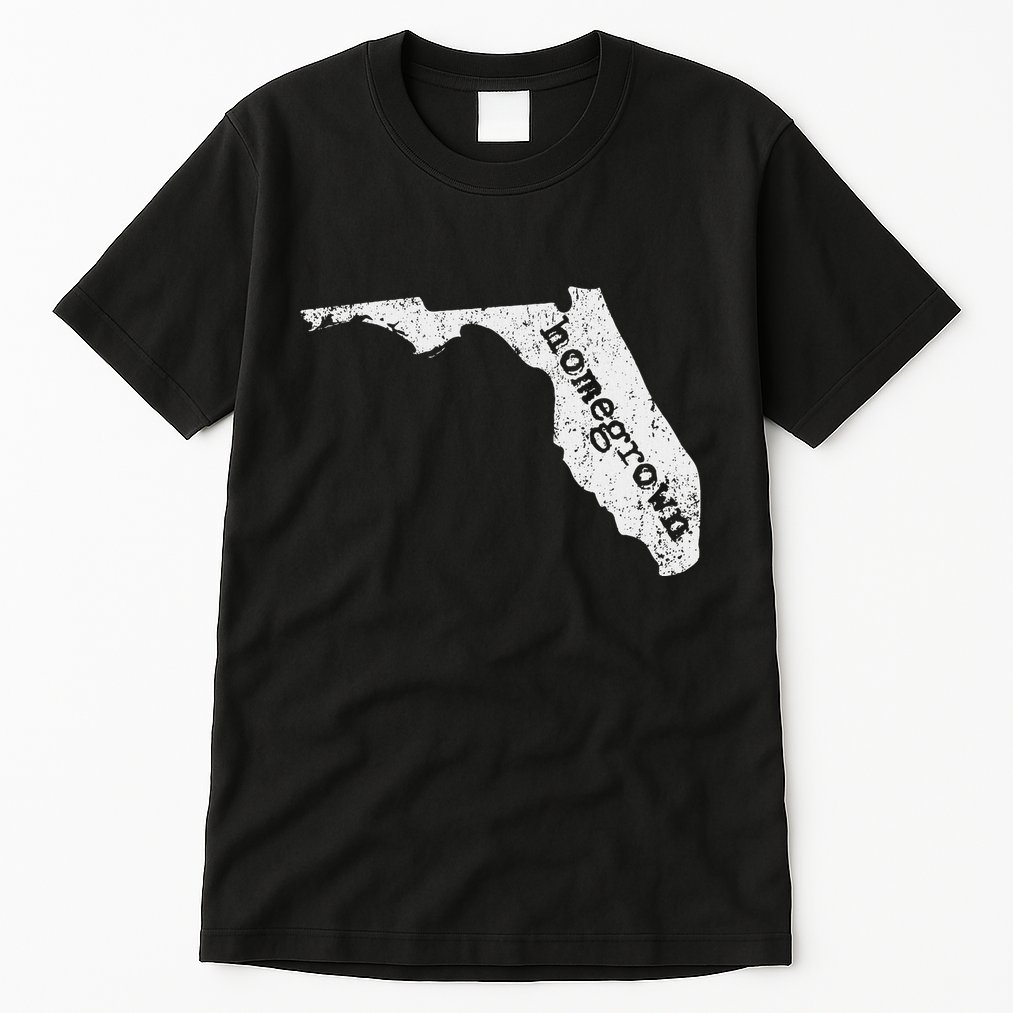 Home State Of Florida Homegrown Florida Native Gift Tall T-Shirt