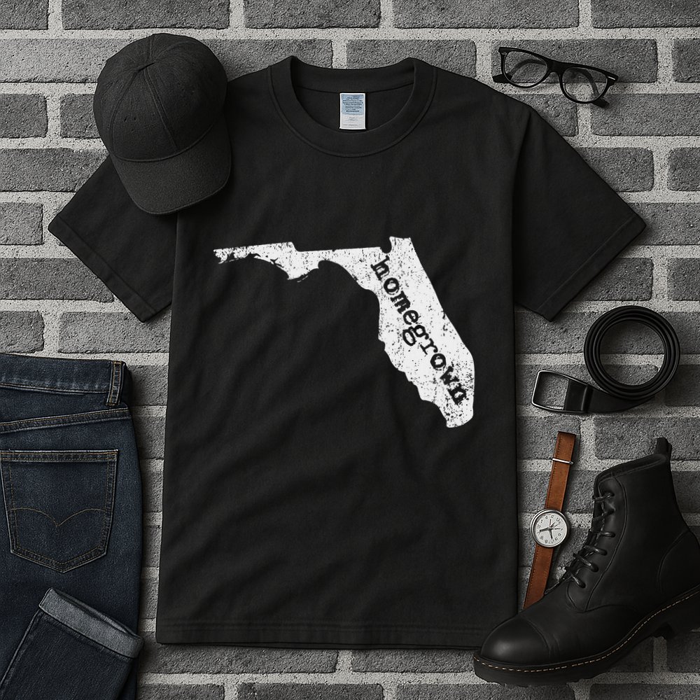 Home State Of Florida Homegrown Florida Native Gift Tall T-Shirt