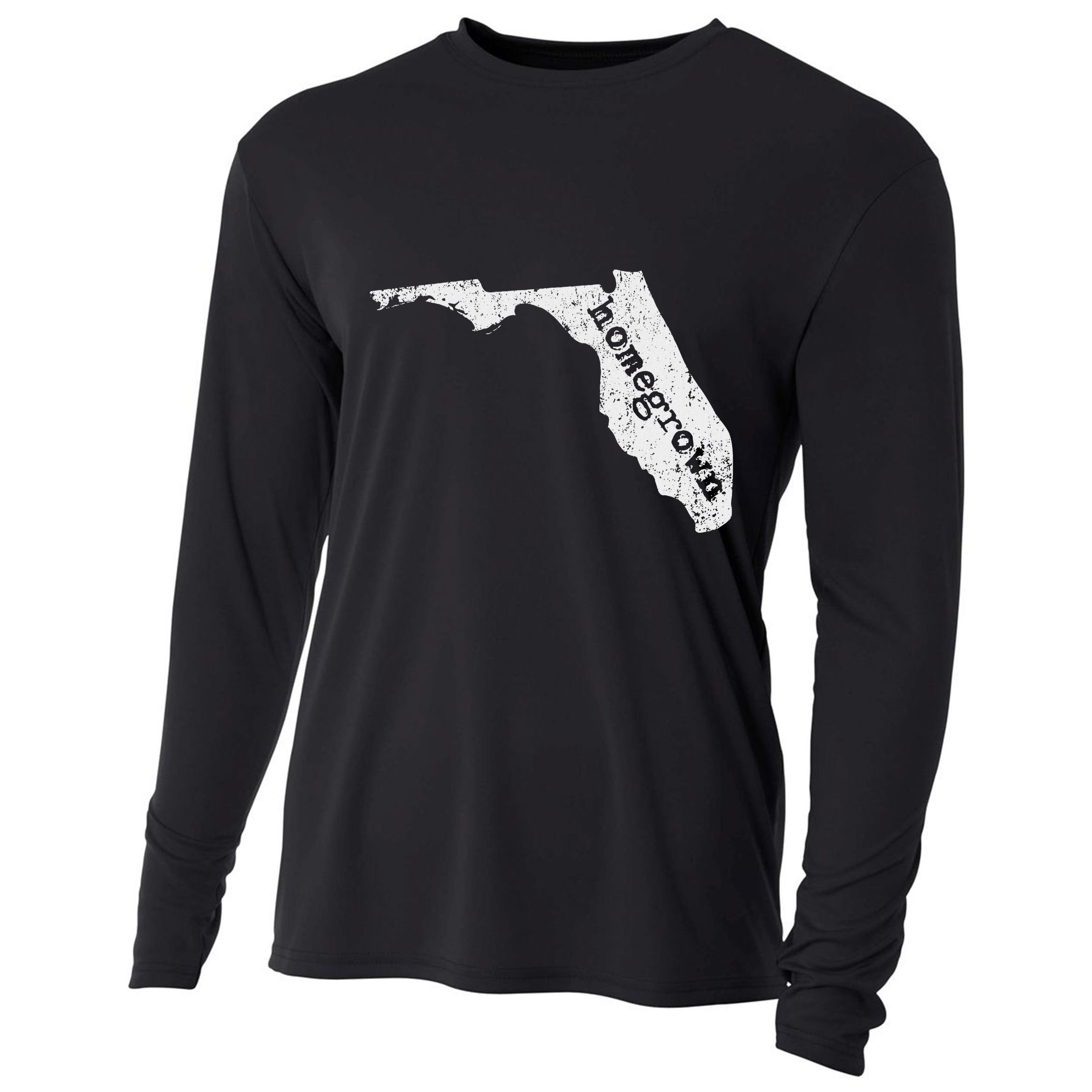 Home State Of Florida Homegrown Florida Native Gift Cooling Performance Long Sleeve Crew