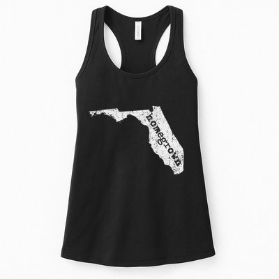 Home State Of Florida Homegrown Florida Native Gift Womens Tank Top