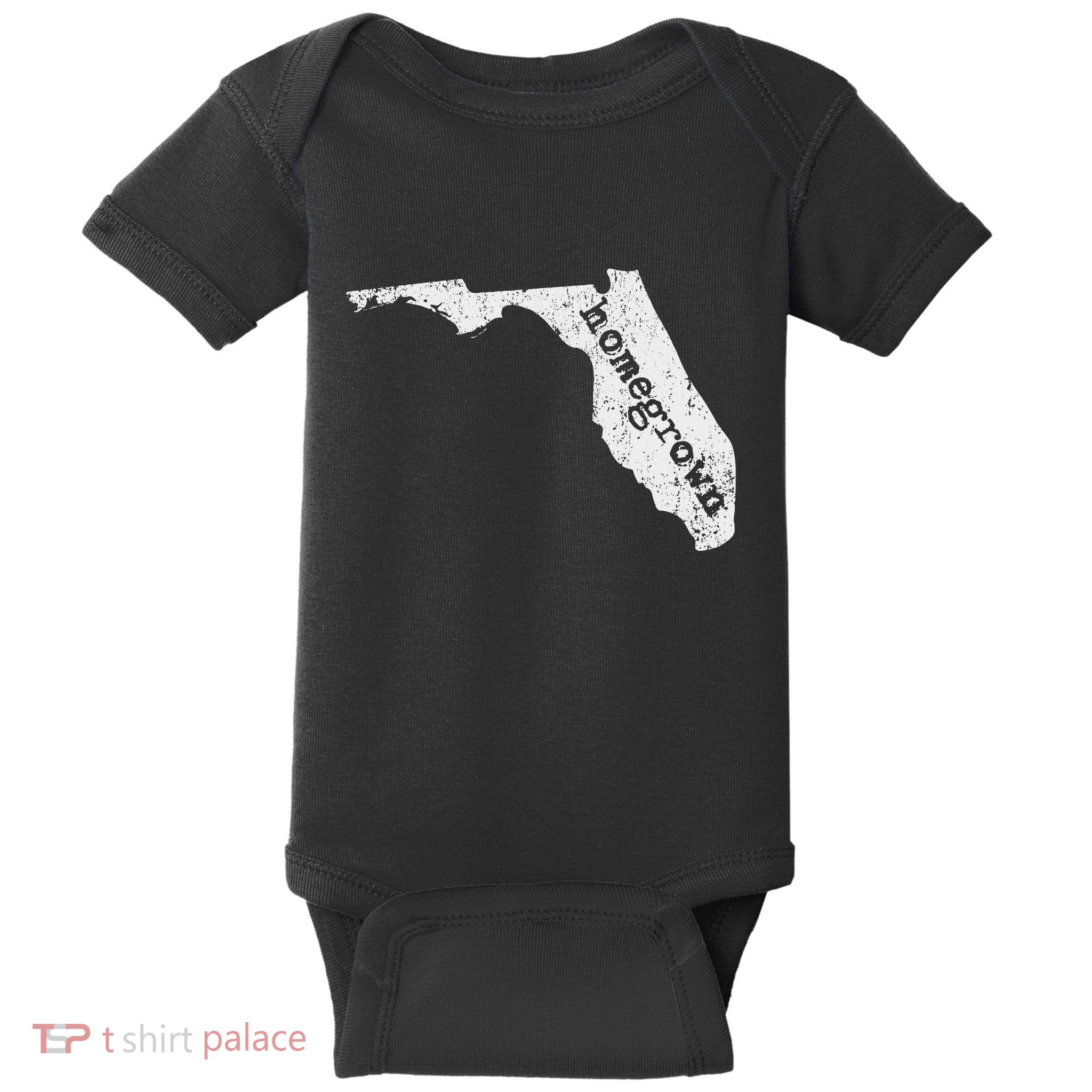 Home State Of Florida Homegrown Florida Native Gift Baby Bodysuit
