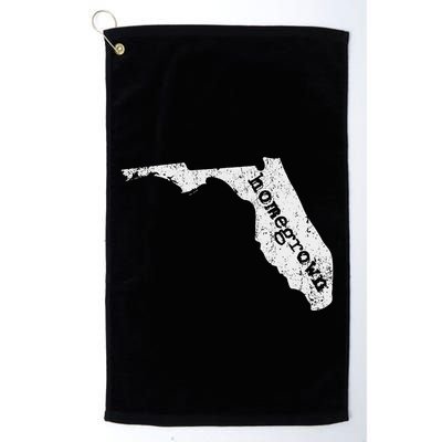 Home State Of Florida Homegrown Florida Native Gift Golf Towel