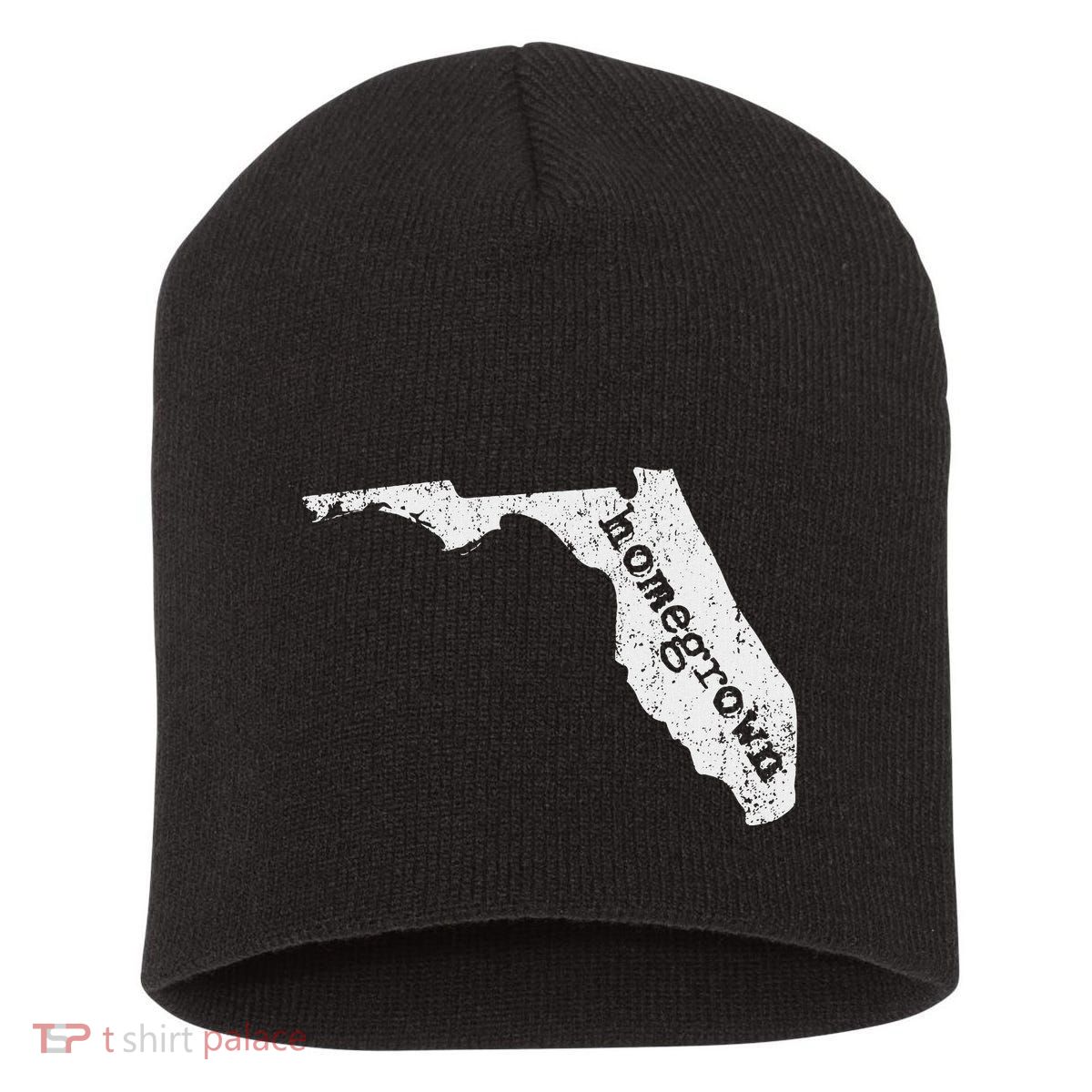 Home State Of Florida Homegrown Florida Native Gift Short Acrylic Beanie