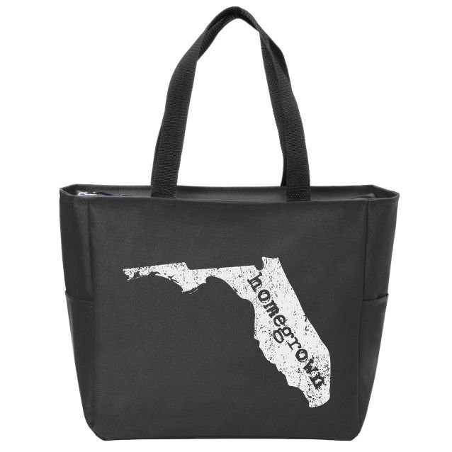 Home State Of Florida Homegrown Florida Native Gift Zip Tote Bag