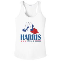 Heels Stepping On Red Maga Hat Election 2024 Ladies PosiCharge Competitor Racerback Tank