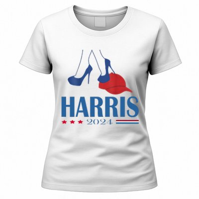 Heels Stepping On Red Maga Hat Election 2024 Women's T-Shirt