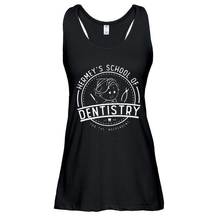 Hermey’S School Of Dentistry Christmas Dental Hygienist Ladies Essential Flowy Tank