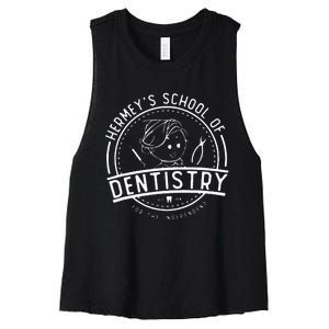 Hermey’S School Of Dentistry Christmas Dental Hygienist Women's Racerback Cropped Tank