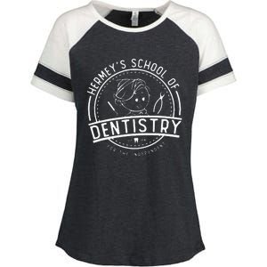 Hermey’S School Of Dentistry Christmas Dental Hygienist Enza Ladies Jersey Colorblock Tee