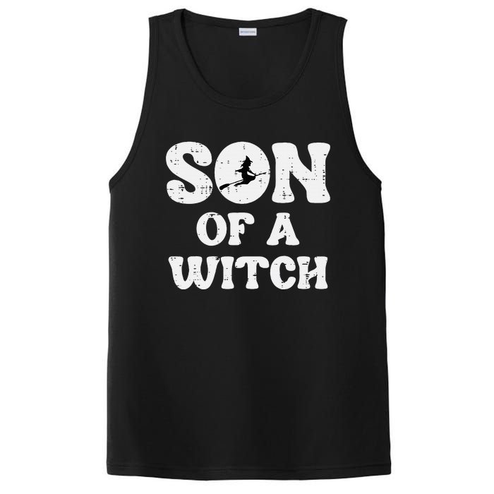 Halloween Son Of A Witch Funny Costume Family PosiCharge Competitor Tank