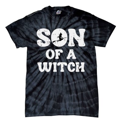 Halloween Son Of A Witch Funny Costume Family Tie-Dye T-Shirt