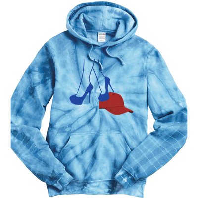 Heels Stepping On Red Hat Tie Dye Hoodie