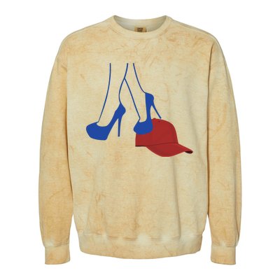 Heels Stepping On Red Hat Colorblast Crewneck Sweatshirt