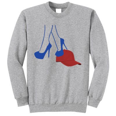 Heels Stepping On Red Hat Tall Sweatshirt