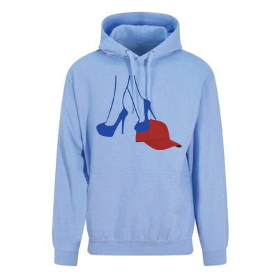 Heels Stepping On Red Hat Unisex Surf Hoodie