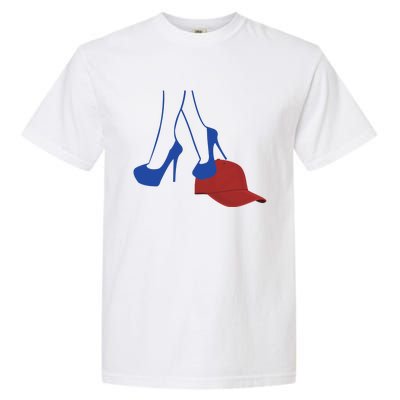 Heels Stepping On Red Hat Garment-Dyed Heavyweight T-Shirt