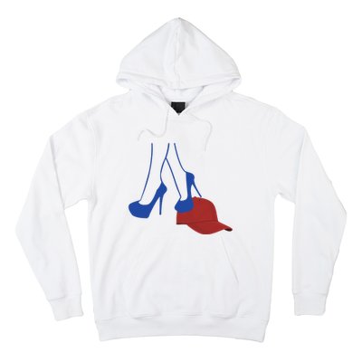 Heels Stepping On Red Hat Hoodie