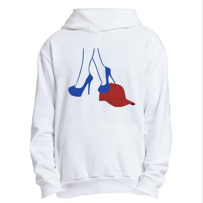 Heels Stepping On Red Hat Urban Pullover Hoodie