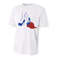 Heels Stepping On Red Hat Performance Sprint T-Shirt