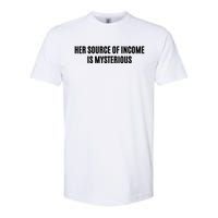 Her Source Of Income Is Mysterious Softstyle CVC T-Shirt