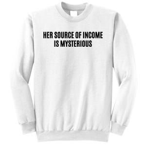 Her Source Of Income Is Mysterious Sweatshirt