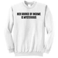 Her Source Of Income Is Mysterious Sweatshirt