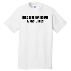 Her Source Of Income Is Mysterious Tall T-Shirt