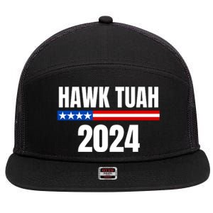 Hawk Spit On That Thing Presidential Candidate Parody 7 Panel Mesh Trucker Snapback Hat