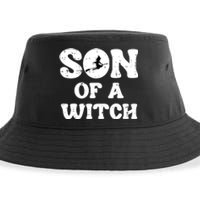 Halloween Son Of A Witch Funny Costume Family Boy Kids Teen Sustainable Bucket Hat