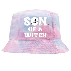 Halloween Son Of A Witch Funny Costume Family Boy Kids Teen Tie-Dyed Bucket Hat