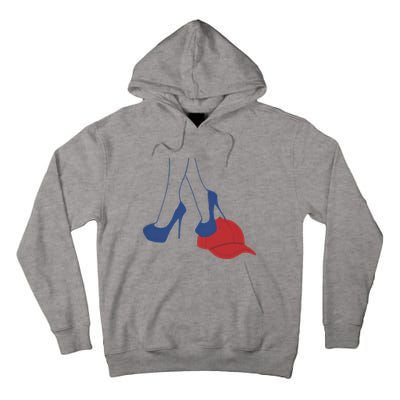 Heels Stepping On Red Maga Hat Election 2024 Tall Hoodie