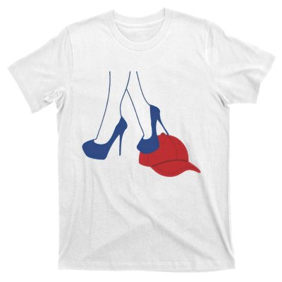 Heels Stepping On Red Maga Hat Election 2024 T-Shirt