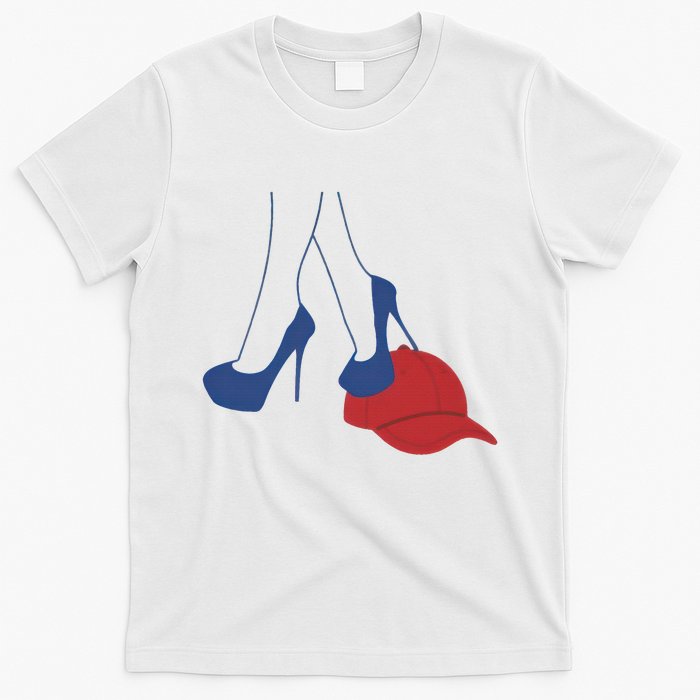 Heels Stepping On Red Maga Hat Election 2024 T-Shirt