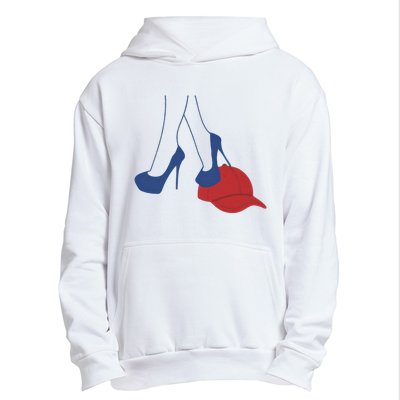 Heels Stepping On Red Maga Hat Election 2024 Urban Pullover Hoodie