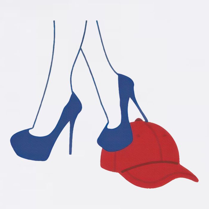 Heels Stepping On Red Maga Hat Election 2024 Cooling Performance Long Sleeve Crew