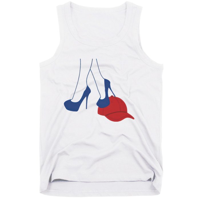 Heels Stepping On Red Maga Hat Election 2024 Tank Top