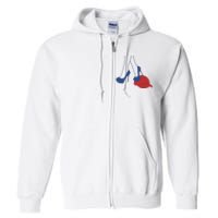 Heels Stepping On Red Maga Hat Election 2024 Full Zip Hoodie