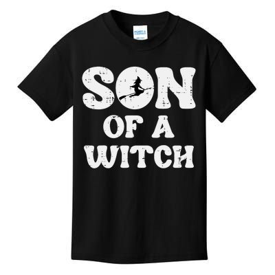 Halloween Son Of A Witch Funny Costume Family Kids T-Shirt