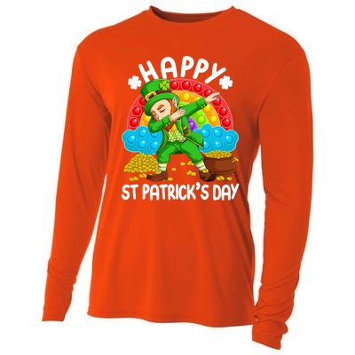 Happy St Patrick's Day Leprechaun Pop It Rainbow Fidget Toy Gift Cooling Performance Long Sleeve Crew