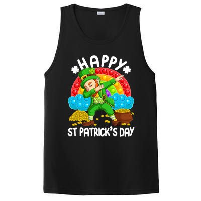 Happy St Patrick's Day Leprechaun Pop It Rainbow Fidget Toy Gift PosiCharge Competitor Tank