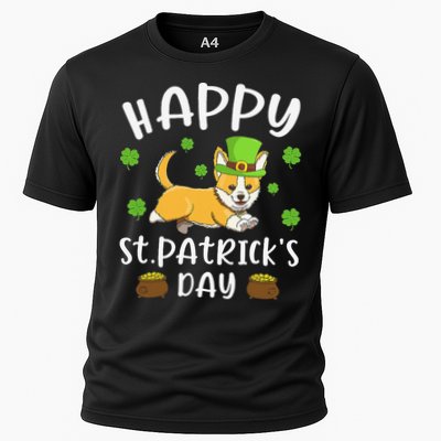 Happy St Patrick's Day Funy Saint Patricks Corgi Dog Performance Shirt