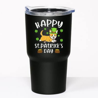 Happy St Patrick's Day Funy Saint Patricks Corgi Dog Tumbler