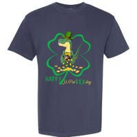 Happy St Pat Rex Day Dinosaur Irish Shamrock St Patricks Day Garment-Dyed Heavyweight T-Shirt