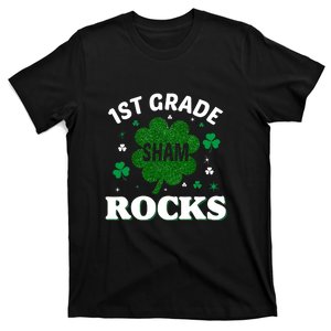 Happy St. Patrick's Day 1st Grade Sham Rocks Teacher Irish T-Shirt