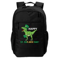 Happy St Patrex Day Funny T Rex St Patricks Day Daily Commute Backpack