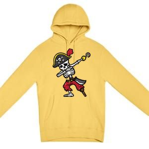 Halloween Skeleton Pirate Dab Costume Cute Gift Premium Pullover Hoodie